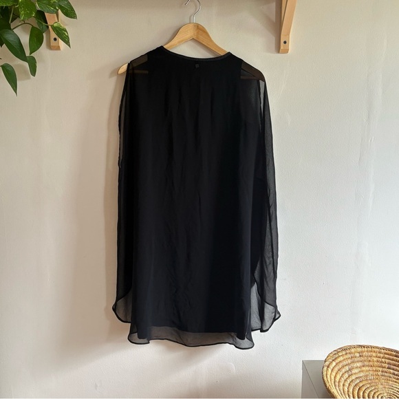 RUDSAK Black Sheer Overlay Mini Dress – Size XS - Picture 4 of 6